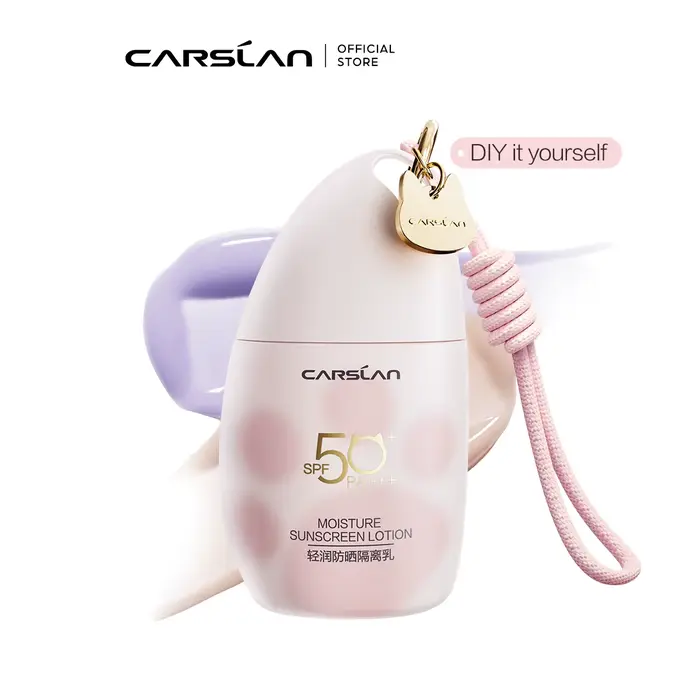 CARSLAN Lotion solaire hydratante haute Protection solaire apprêt visage hydratant résistant à la su