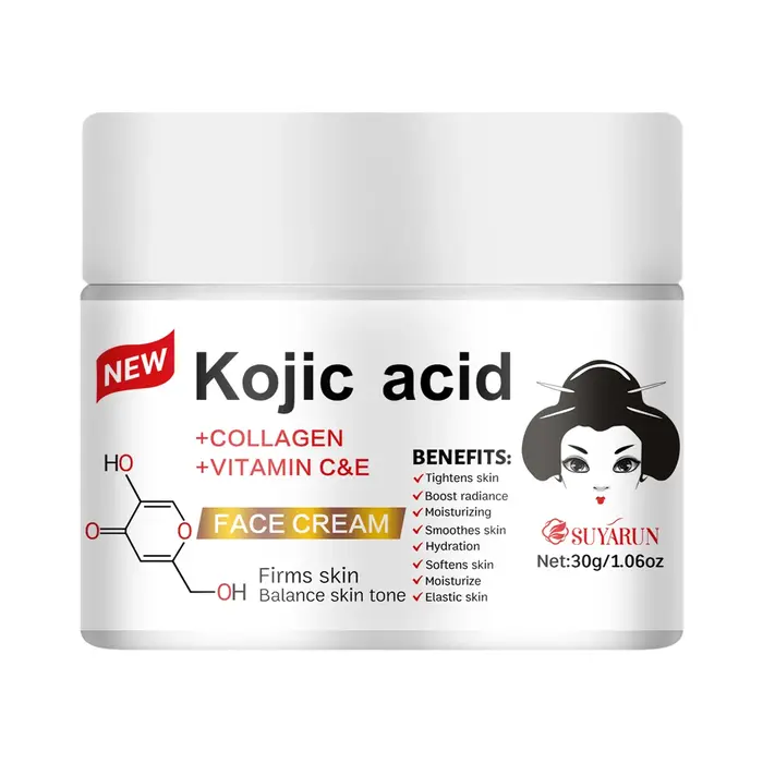SUYARUN Crème à l'acide kojique à la propolis et à la vitamine E – éclaircissante