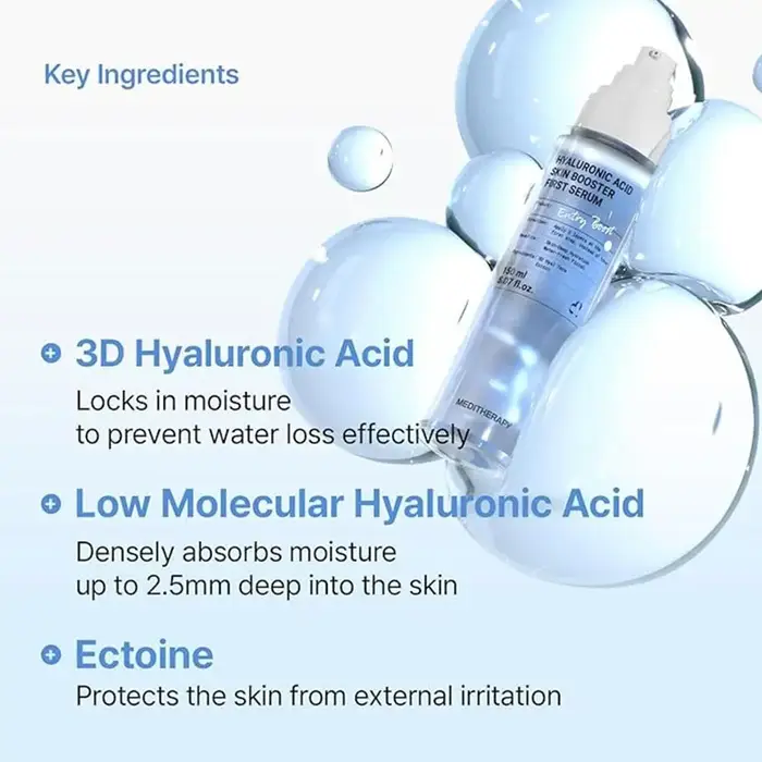 MEDITHERAPY Hyaluronic Acid Skin Booster First Serum 150ml original nourrissant