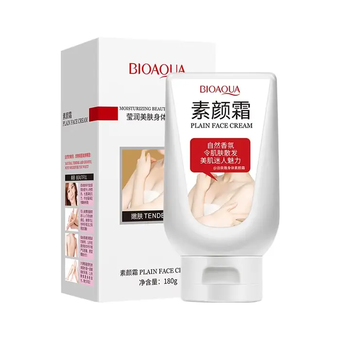 Bioaqua-Crème hydratante Blanche Neige pour femme, 180ml, soin du visage, filtrante, gratitude, maqu