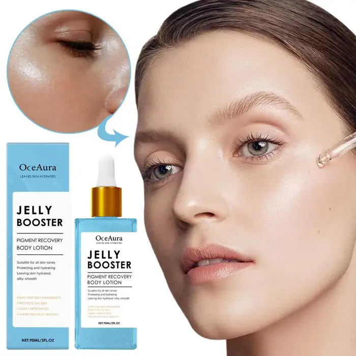 Sérum Visage à la Niacinamide Effet Gel Booster Hydratant Unifiant le Teint Minimisant les Pores Contrôle du Sébum Lissant 30ml/90ml