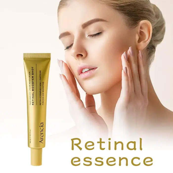Crème hydratante pour le visage et les yeux Arencia Retinal Booster Shot 30ml avec complexe de rétinol à 2%