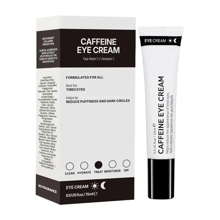 La crème pour les yeux à la caféine peut soulager la fatigue des yeux et de la peau, améliorer les c