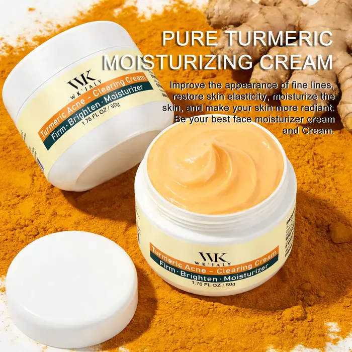 Crème faciale anti-acné au curcuma WK JALY
