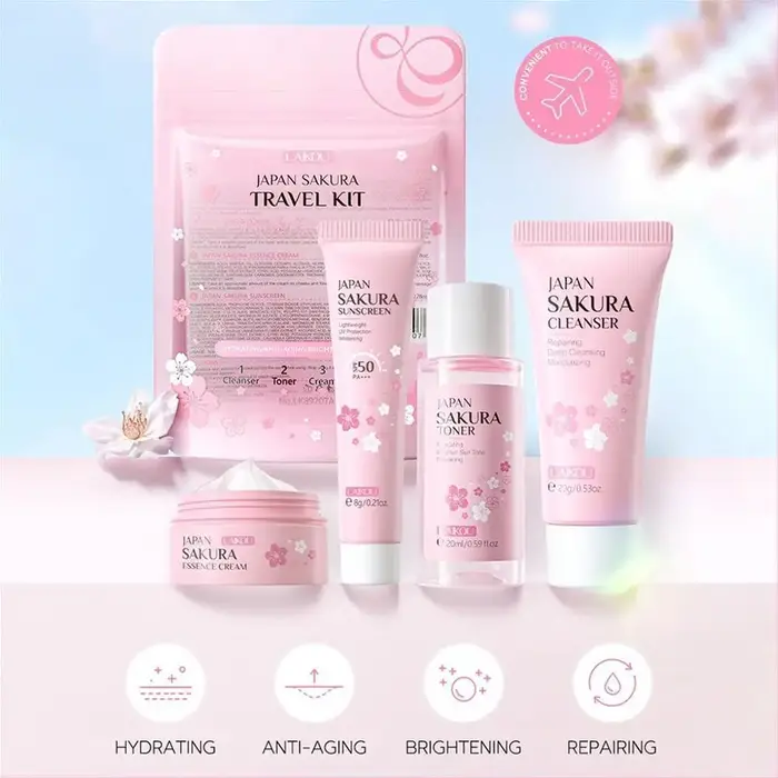 Sakura – ensembles et Kits de soins de la peau