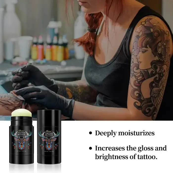 Crème de soin pour tatouage, baume nourrissant pour tatouage, stick pour une préservation durable de la couleur, pâte apaisante pour la peau tatouée