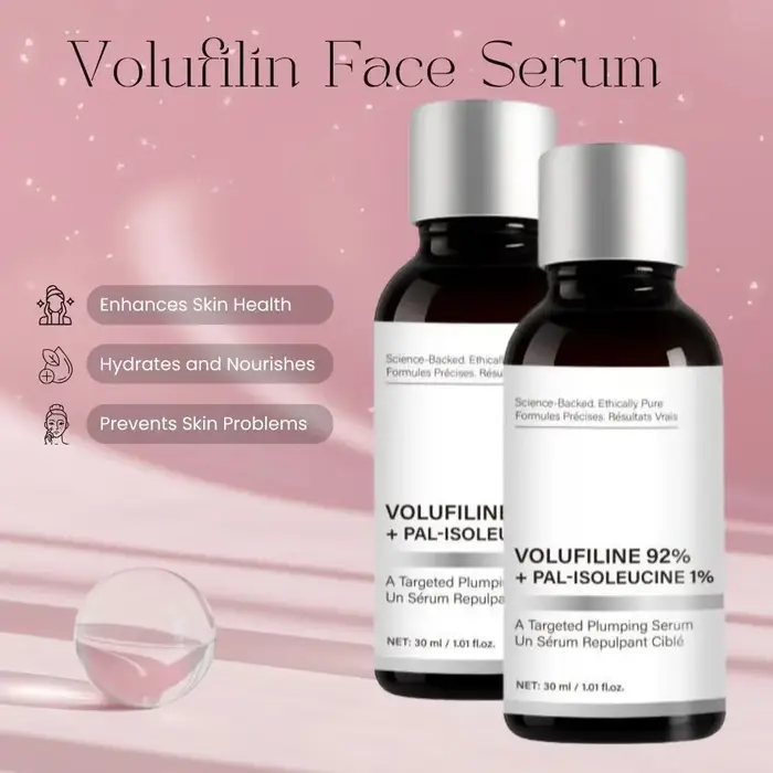 Sérum Visage Volufilin avec Niacinamide et Acide Hyaluronique – Hydratant