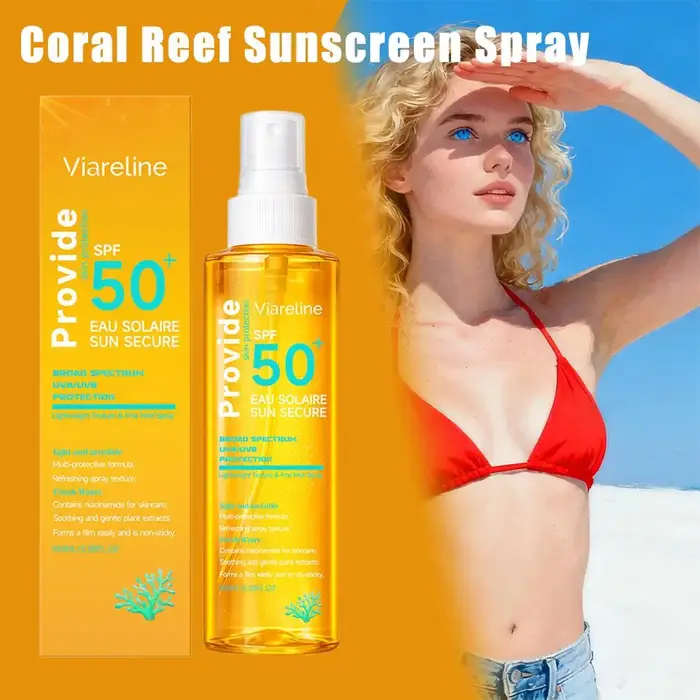 Spray solaire SPF50+ respectueux des récifs