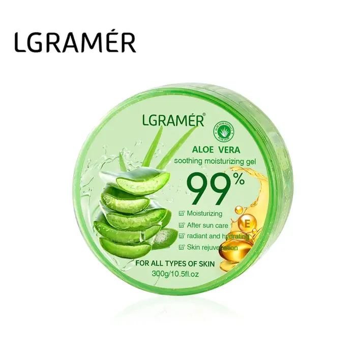 Gel d'aloe Vera 99%, hydratation en profondeur et hydratant pour le visage