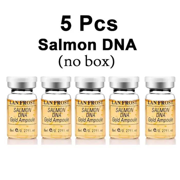 Kit Sérum Booster pour la Peau à l'ADN de Saumon et Or 8ml Corée, Crème BB Éclaircissante et Hydrata