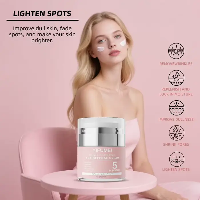 Crème pour le visage à la nicotinamide 5 en 1, soins de la peau, Anti-âge, hydratation en profondeur