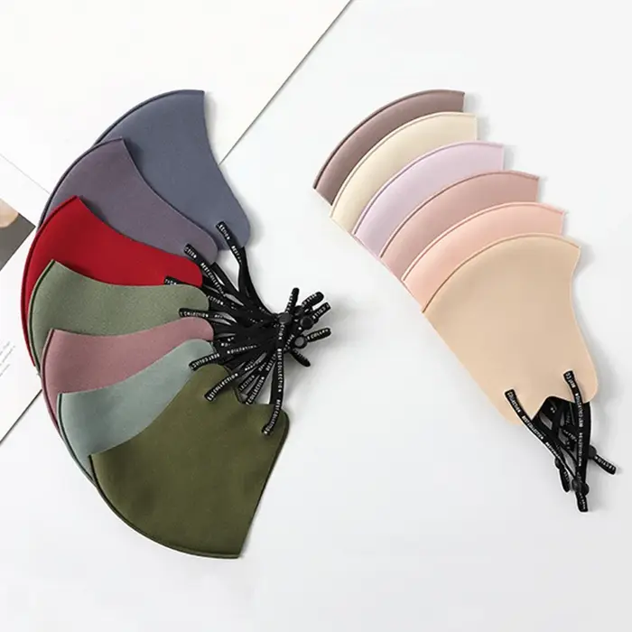 Masque en soie glacée printemps et été