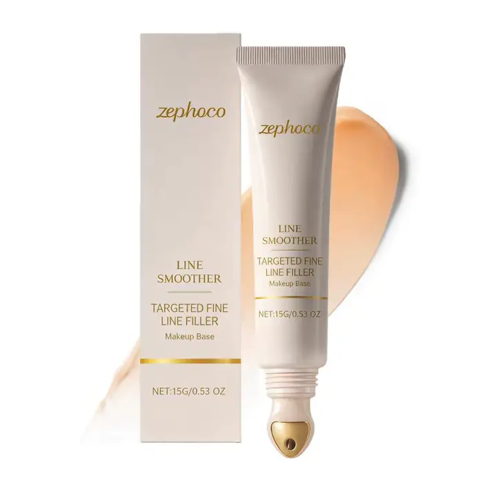Crème Hydratante Lissante Anti-Rides, Base de Maquillage Anti-Grumeffage, Effet Flou Instantané, Bas