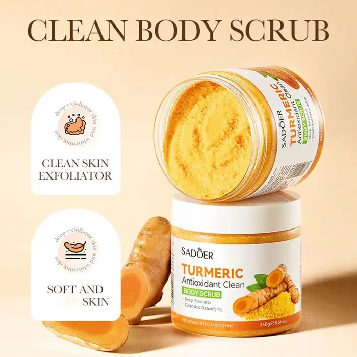 Gommage éclaircissant au curcuma