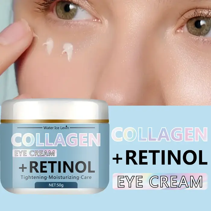 Crème pour les yeux au collagène et au rétinol Water Ice Levin : Texture