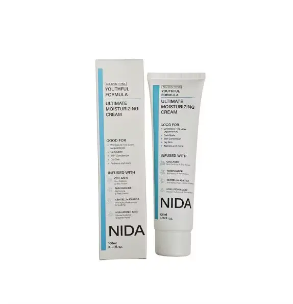 NIDA plante naturelle Texture rafraîchissante crème pour le visage à Absorption rapide fonctions mul