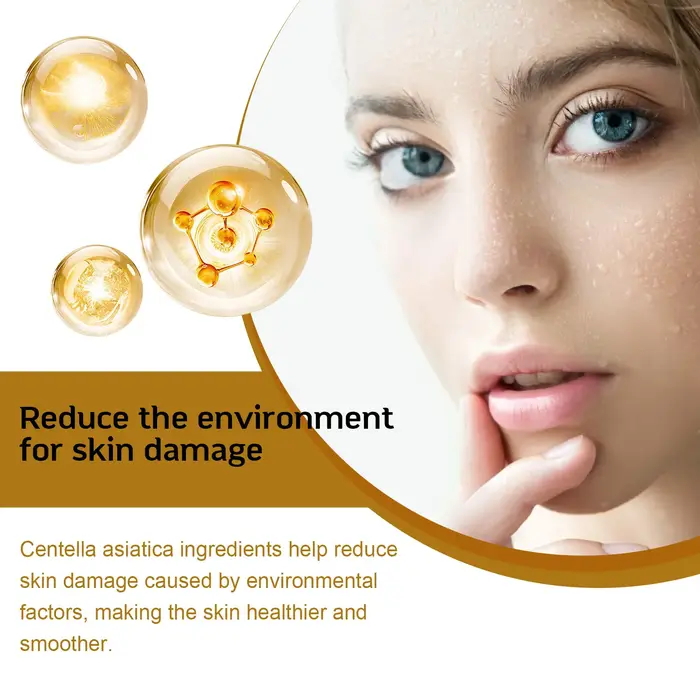 Centella sérum nourrir amélioration peau sèche lissage rajeunissement éclaircir hydratant acide hyaluronique visage