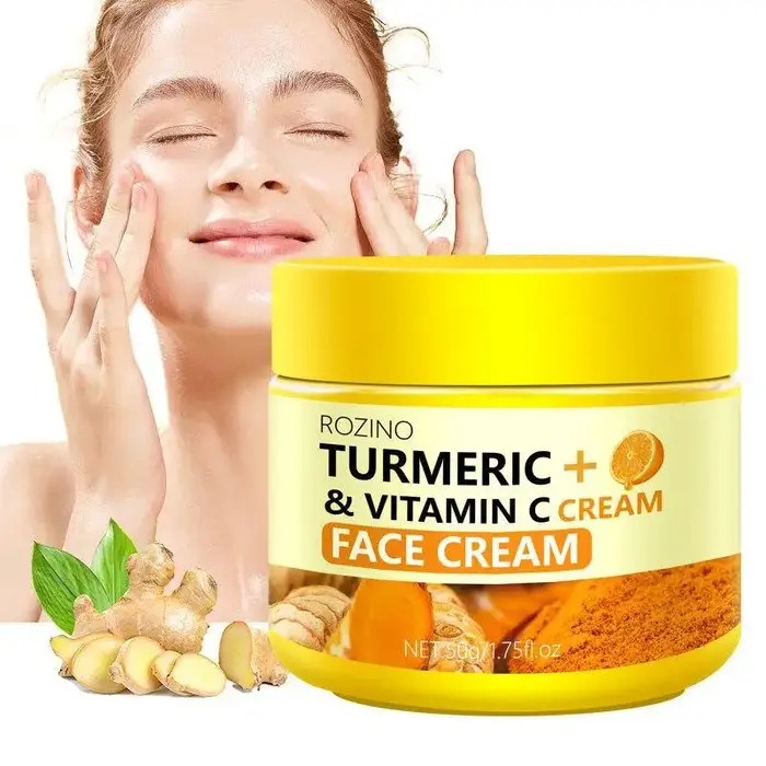 Crème Visage au Curcuma et Vitamine C : Raffermit