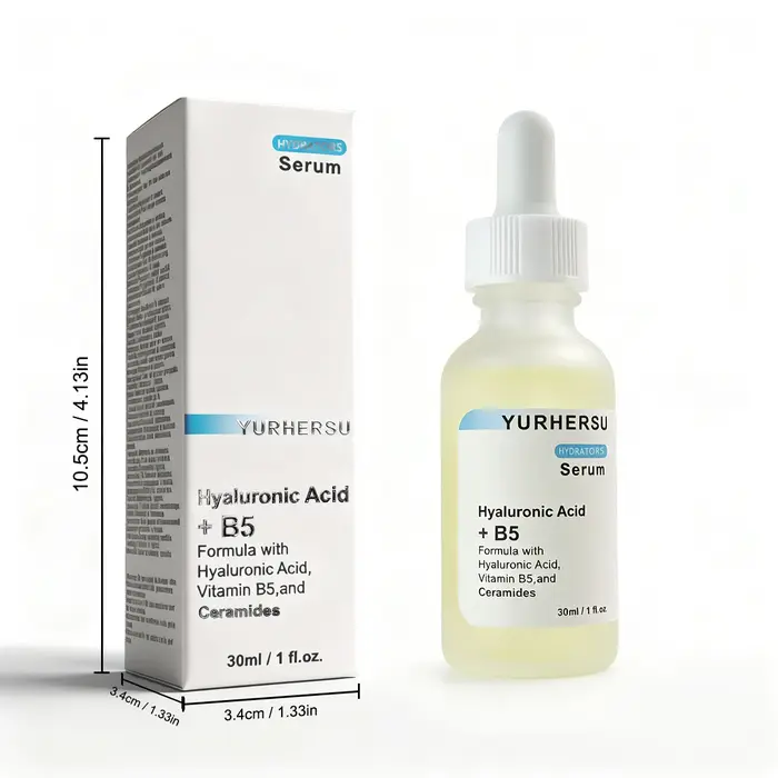 Sérum à l'acide hyaluronique 2% B5, hydratation intense, réparation de la barrière cutanée, apaise les rougeurs, tous types de peaux, 30 ml