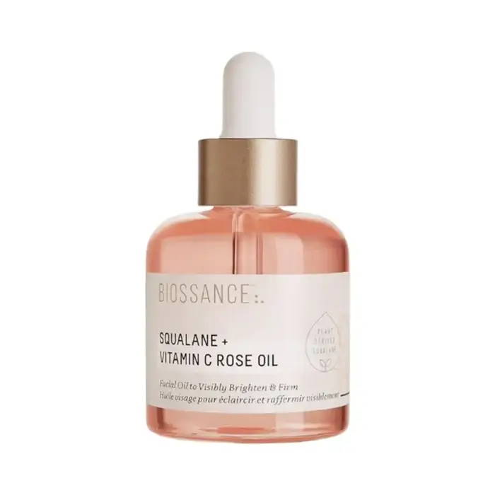 Soin de la peau au squalane - Sérum repulpant rapide à la vitamine C, à l'huile de rose et au peptid