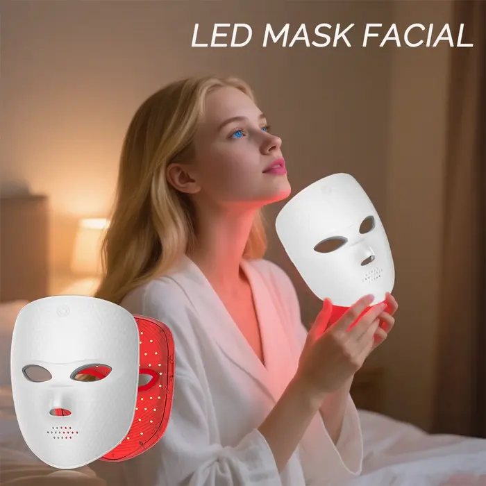 Masque Facial LED 7 couleurs