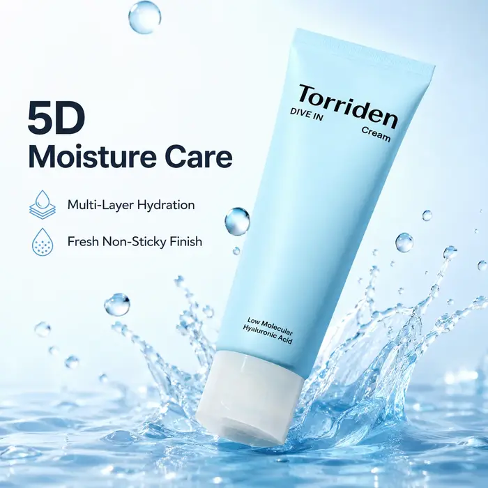 Nettoyant visage à l'acide hyaluronique Torriden - Hydratation intense