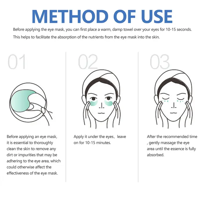 Masque pour les yeux à l'acide hyaluronique