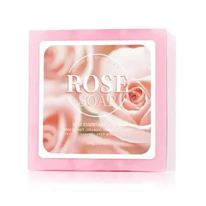 Curcuma Rose nettoyage lisse savon naturel nettoyage lisse savon à l'huile essentielle fait à la mai