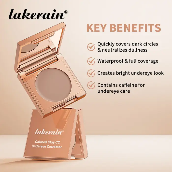 Correcteur éclaircissant hydratant pour les yeux et crème contre le contour