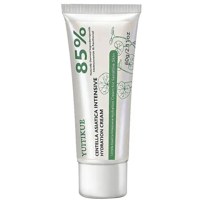 Crème hydratante intensive YUITIKUE à la Centella Asiatica 60g Formule 85% naturelle pour une hydrat
