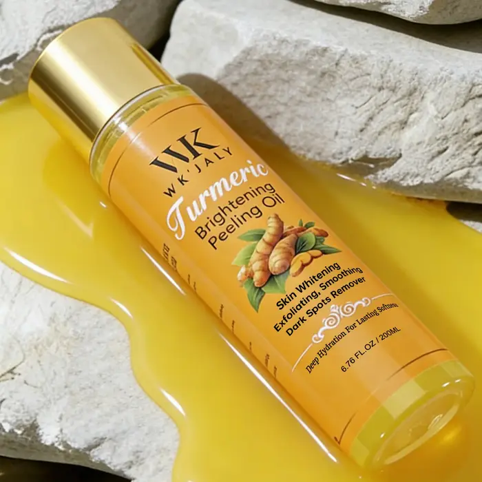 WK JALY Huile exfoliante éclaircissante au curcuma
