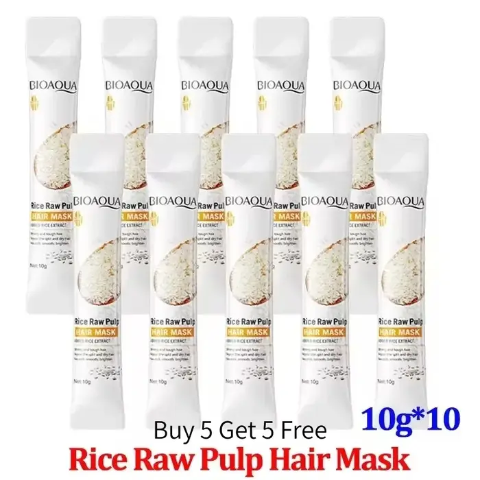 Masque capillaire à la kératine magique au riz