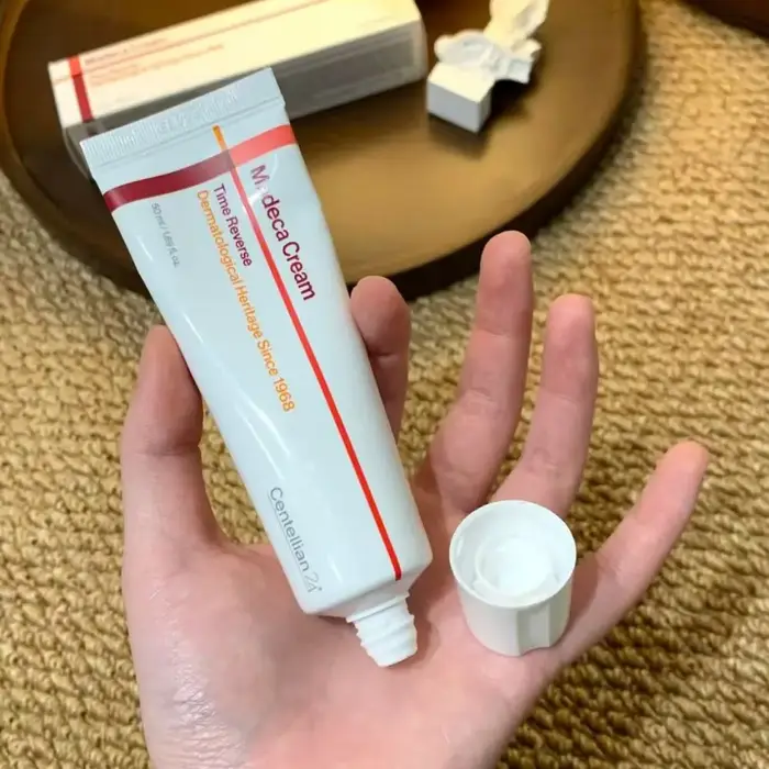 Crème Madeca Time-Reverse à la Centella Asiatica pour une hydratation intense, anti-âge, liftante et raffermissante, éclaircissante, soin coréen pour la peau 