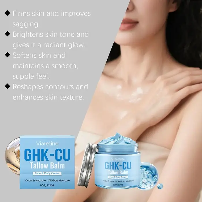 Crème au peptide GHK-Cu pour le visage