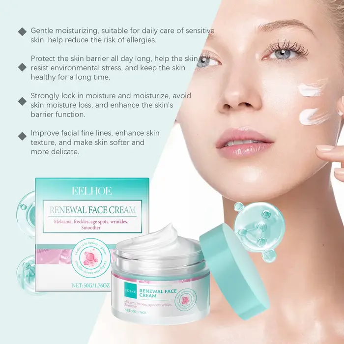 Crème raffermissante au collagène pour le visage