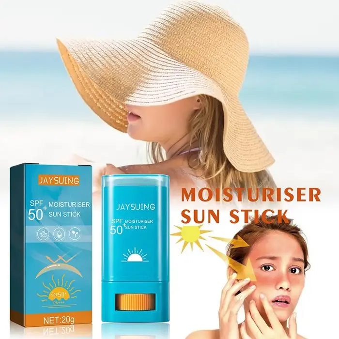 Crème solaire en stick 20g SPF 50+ légère coréenne pour tous types de peau