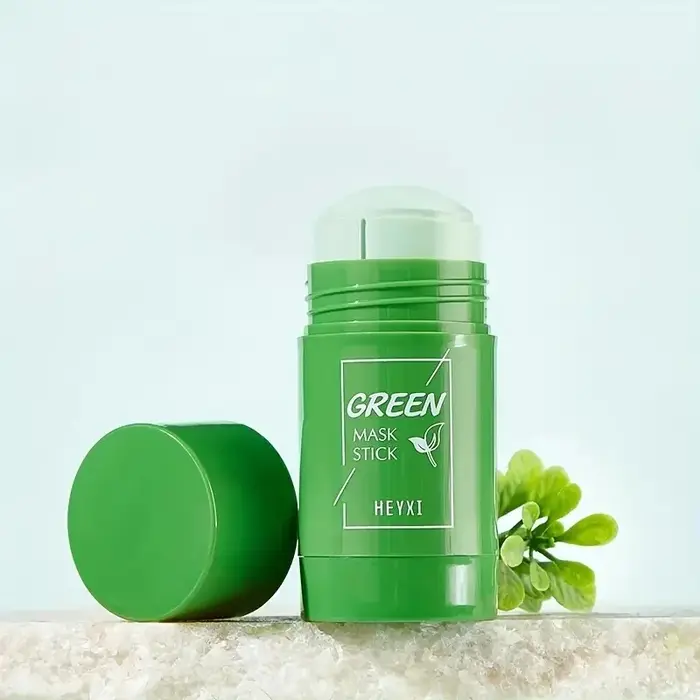 Masque facial au thé vert : Nettoie le visage, purifie les pores, nourrit la peau, hydrate en profon