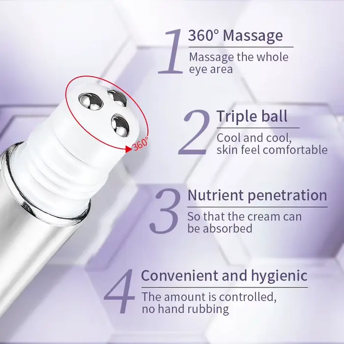 O'CHEAL crème Anti-rides pour les yeux hydratant cernes sérum rouleau masseur sacs