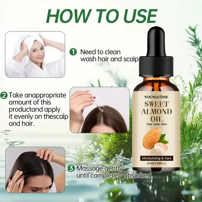 Huile essentielle d'amande naturelle Pure