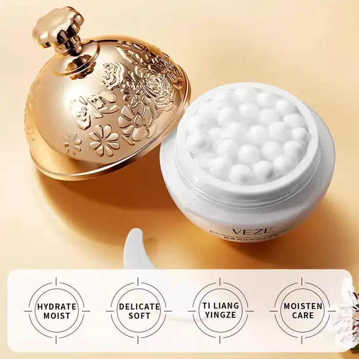 Crème pour le visage au collagène et aux perles