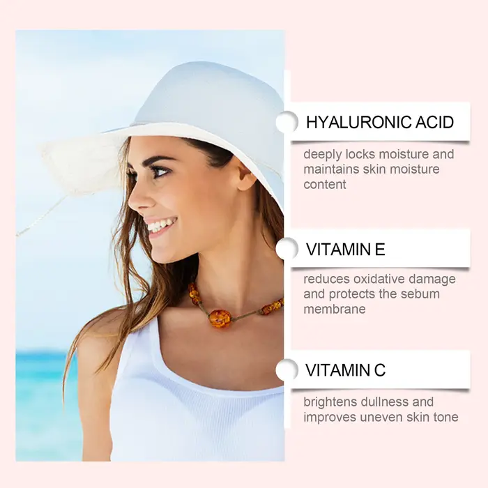 Spray solaire rafraîchissant SPF 50+ PA+++ Protection UV longue durée et hydratant illuminateur pour les soins quotidiens de la peau en extérieur en été