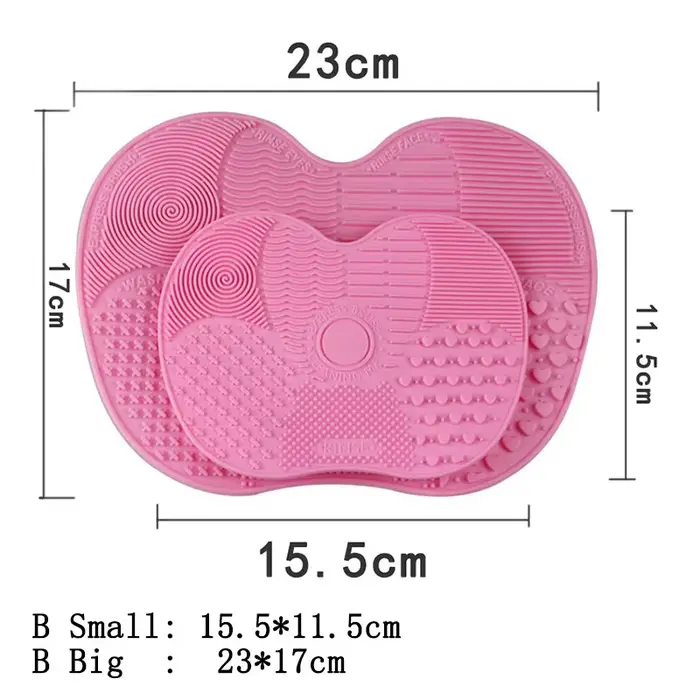 Tampon à récurer brosse cosmétique