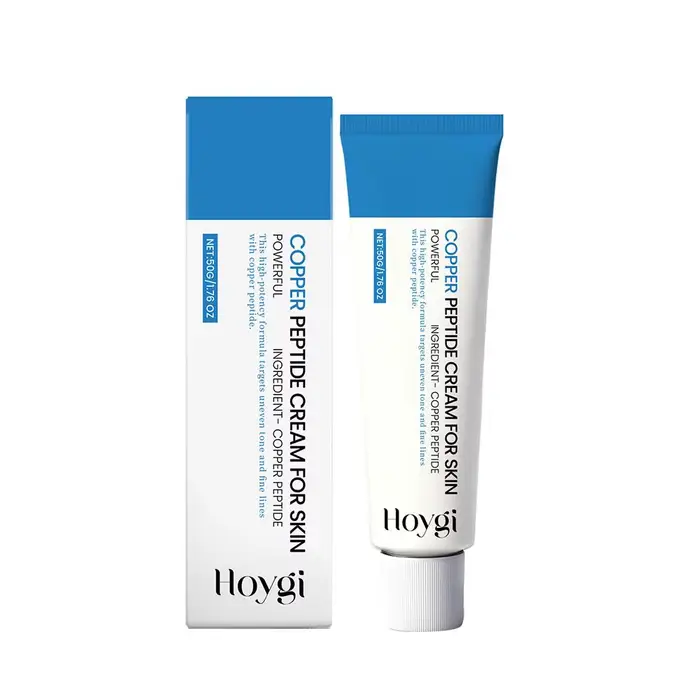 Crème au cuivre et aux peptides 50g pour le visage, hydratant quotidien pour les ridules et les ride