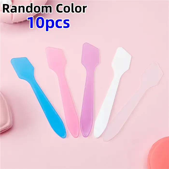 Spatules à crème PP pour application de soins de la peau, bâtonnets pour masque facial et crème pour