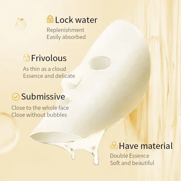 10 pièces BIOAQUA riz pâte brute masques pour le visage soins de la peau hydratant raffermissant