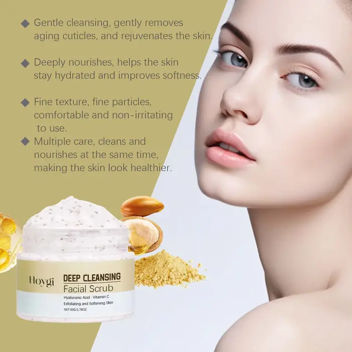 Nettoyage en profondeur gommage du visage exfoliant