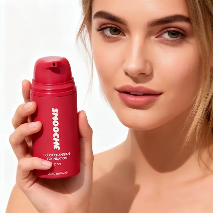 Fond de teint liquide changeant de couleur SMOOCHE avec glycérine et vitamine E