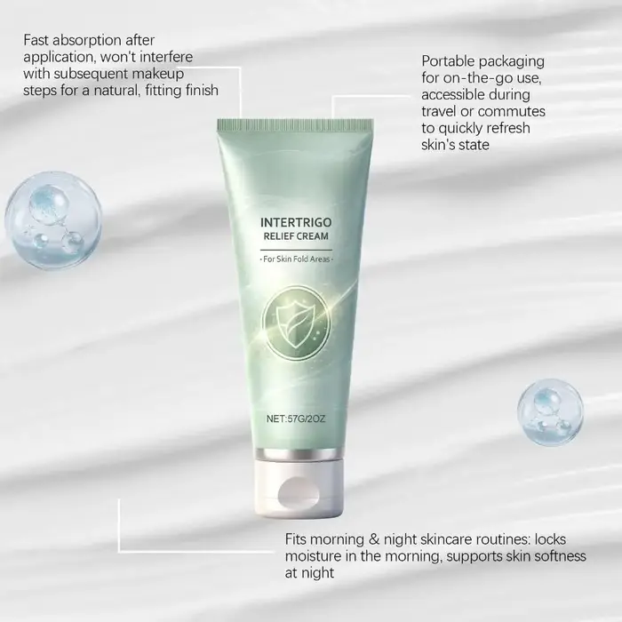 Crème anti-frottement pour la peau 57g, lotion hydratante et apaisante, anti-irritations pour peaux sensibles, réparation de la barrière cutanée, crème de soin corporel
