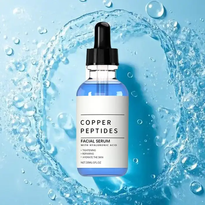 Sérum facial aux peptides de cuivre