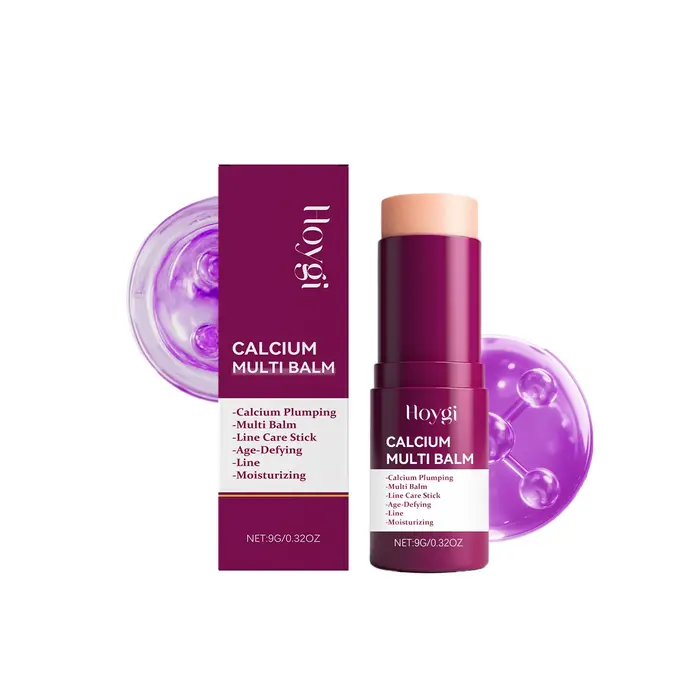 Baume multi-usages au calcium hydratant longue durée, réparateur cutané, améliorant l'élasticité et